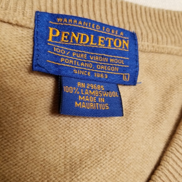 Pendleton Other - Men's Pendleton Sweater vest Brown Large vintage
